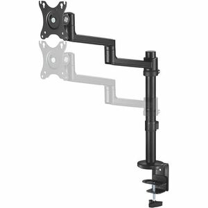 Neomounts Mounting Arm for Monitor, Display Screen, LCD Display - Black - Height Adjustable - 1 Display(s) Supported - 43.