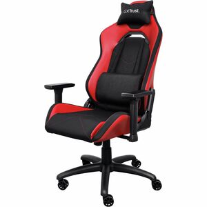 Fauteuil Gaming Trust GXT 714R RUYA - Tissu, Cuir PU, Mousse polyuréthane, Bois, Plastique, Nylon - Rouge