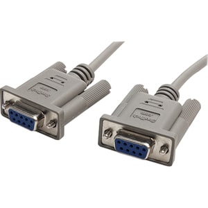 StarTech.com SCNM9FF 3.05 m Serial Data Transfer Cable - 1 Each - Cable for PC, Printer, Modem - First End: 1 x 9-pin DB-9
