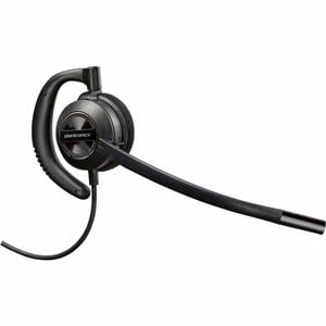 Casque (Oreillette) Poly EncorePro HW530 - Filaire - Design Casque, Supra-auriculaire - Mono Canal - Couleur Noir - Monaur
