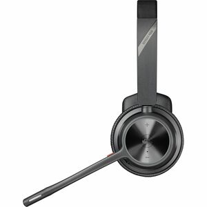 Poly Voyager 4300 UC 4310-M Com fios/sem fios Headset, Na orelha Estéreo Fone de ouvido - Preto - Siri, Google Assistant -