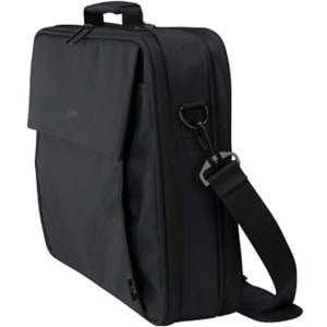 Dicota Eco Carrying Case for 38.1 cm (15") to 43.9 cm (17.3") Notebook - Black - 300D Polyethylene Terephthalate (PET) Bod