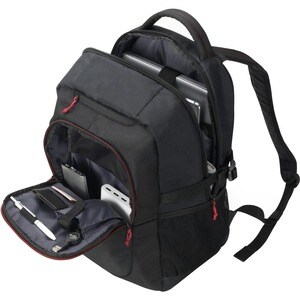 Dicota Carrying Case (Backpack) for 39.6 cm (15.6") Notebook - Black - Water Resistant - Shoulder Strap - 400 mm Height x 