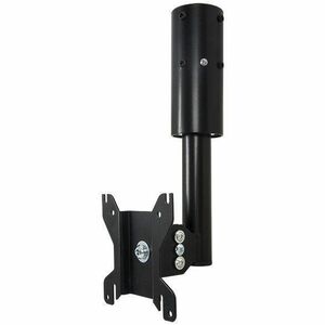 B-Tech Ceiling/Floor Mount for Screen Mount, Pole - Black - Landscape/Portrait - 71.1 cm (28") Screen Support - 23 kg Load
