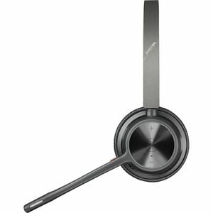 Poly Voyager 4300 UC 4320-M Wired/Wireless Over-the-head, On-ear Stereo Headset - Black - Google Assistant, Siri - Binaura