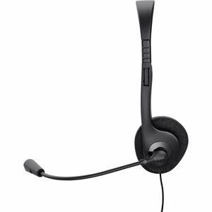 Trust CHAT Kabel Kopfbügel, Auf den Ohren Stereo Headset - Schwarz - Binaural - Ohraufliegend - 70 Hz bis 20 kHz Frequenzg