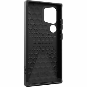 Urban Armor Gear Civilian Rugged Case for Samsung Galaxy S24 Ultra Smartphone, Stylus - Dynamic Hexagon - Black - Shock Ab