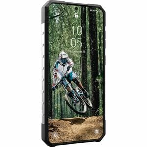 Urban Armor Gear Plasma Case for Samsung Galaxy S24+ Smartphone - Translucent Hexagonal Design - Ice - Drop Resistant, Imp