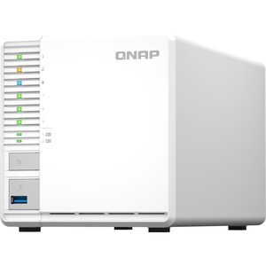 QNAP TS-364-8G SAN/NAS Storage System - Celeron N5095 Quad-core (4 Core) - 3 x HDD Supported - 0 x HDD Installed - 3 x SSD
