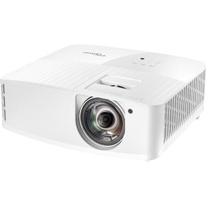 Optoma UHD35STx 3D Short Throw DLP Projector - 16:9 - Wall Mountable - White - High Dynamic Range (HDR) - Front - 2160p - 