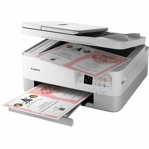 Stampante multifunzione a getto di inchiostro Canon PIXMA TS7451i Wireless - Colore - Bianco - Fotocopiatrice/Stampante/Sc