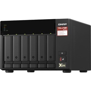 QNAP - AMD Ryzen V1500B Quad-core (4 Core) 2.20 GHz - 6 x HDD Supported - 0 x HDD Installed - 6 x SSD Supported - 0 x SSD
