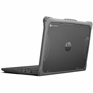 Extreme Shell-F2 Slide Case for HP Fortis X360 Chromebook G3/G5 11" & HP X360 (Non-Fortis) G4/G3 (Gray/Clear) - For HP Chr