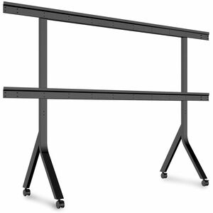 ViewSonic Display Stand - 180 kg Load Capacity - Floor Stand - Aluminium Alloy - Black - For Display Screen, LED - Easy to