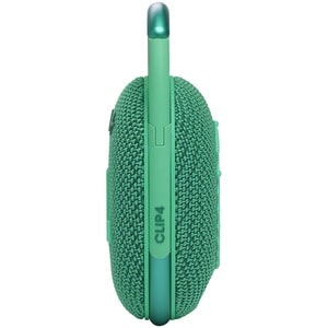 JBL Clip 4 Eco Portable Bluetooth Speaker System - 5 W RMS - Green - 100 Hz to 20 kHz - Battery Rechargeable - 1 Pack