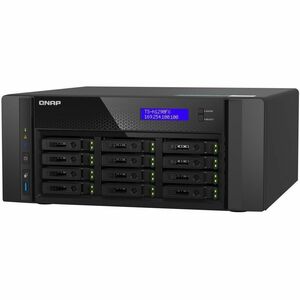 QNAP TS-h1290FX-7302P-256G SAN/NAS Storage System - AMD EPYC 7302P Hexadeca-core (16 Core) - 12 x HDD Supported - 0 x HDD 