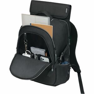 Dicota ECO Tasche (Rucksack) für 35,6 cm (14 Zoll) bis 39,6 cm (15,6 Zoll) Notebook - Schwarz - wasserabweisend, Feuchtigk