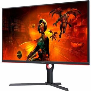 AOC AGON U32G3X 35" Class 4K UHD Monitor LED para jogos - 16:9 - Preto, Vermelho - 87,6 cm (34,5") Viewable - Tecnologia I