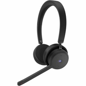 Casque Lenovo - Sans fil - Design Sur tête, Supra-auriculaire - Stéréo - Certification Microsoft Teams - Binaural - Supra-