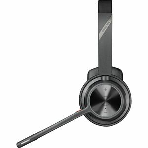 Poly Voyager 4300 UC 4310 Kabel/Kabellos Kopfbügel, Auf den Ohren Mono Headset - Schwarz - Siri, Google Assistant - Monaur