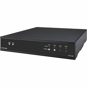 Crestron AMP-X300 Amplifier - 300 W RMS - 4 Channel - Black - 20 Hz to 20 kHz - 75 W