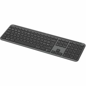 Logitech Signature Slim K950 Keyboard - Wireless Connectivity - USB Type A Interface - Spanish - QWERTY Layout - Graphite 