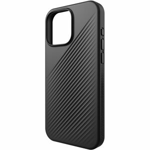 ZAGG Luxe Snap Case for Apple iPhone 16 Pro Max Smartphone - Ripple Pattern, Textured Edges - Black - Drop Resistant, Anti