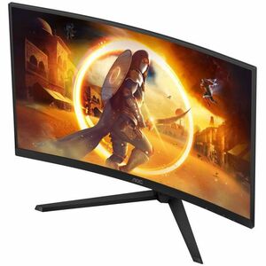 AOC CQ32G4VE 32" Class WQHD Curved Screen Gaming LED Monitor - 16:9 - 80 cm (31.5") Viewable - Vertical Alignment (VA) - L