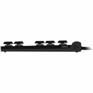 Tastiera gaming Logitech G G515 TKLCavo Connettività - USB Interfaccia - RGB LED - Svizzero - QWERTZ Layout - Nero - Tatti