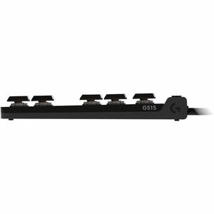 Logitech G G515 TKL Gaming Keyboard - Cable Connectivity - USB Interface - RGB LED - German - QWERTZ Layout - Black - Tact