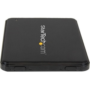 StarTech.com Drive Enclosure - USB 3.0 Host Interface - UASP Support External - Black - 1 x Total Bay - 1 x 2.5" Bay - Pla