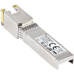 StarTech.com SFP+ - 1 x RJ-45 Duplex 10GBase-T Network LAN - 1 Each - For Data Networking - Twisted Pair10 Gigabit Etherne