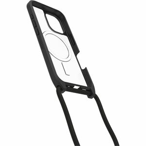OtterBox React Carrying Case Apple iPhone 16 Smartphone - Black Crystal (Clear/Black) - Drop Resistant - Plastic, Nylon Bo