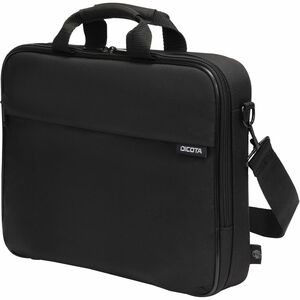 Dicota Top Traveller ONE Carrying Case for 38.1 cm (15") to 43.9 cm (17.3") Notebook - Black - Polyethylene Terephthalate 