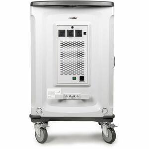 Rocstor Volt C32 PRE-WIRED Charge Cart - Includes 32 USB-C 65W Power Adapters - 0 Shelf - 3 Drawer - 4 Casters - 5" Caster