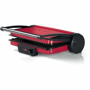 Bosch TCG4104 Bistecchiera Rosso, Rosso, Metallo, Rettangolare, Manopola, 328 x 238 mm, Alluminio