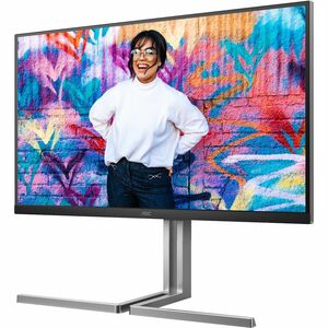 AOC U3 Graphic Pro U27U3CV 27" Class 4K UHD Monitor LED - 16:9 - preto texturizado - 68,6 cm (27") Viewable - Nano IPS (Te