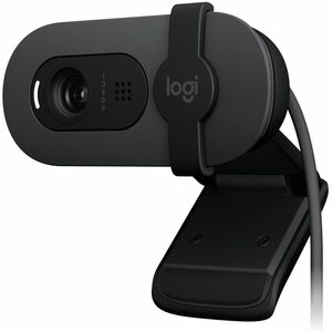 Logitech BRIO 105 Webcam - 2 Megapixel - 30 fps - Graphite - USB Type A - 1920 x 1080 Video - CMOS Sensor - Fixed Focus - 