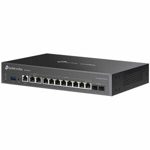 TP-Link Omada ER7412-M2 Router - 10 Ports - 10 WAN Port(s) - Management Port - 2 SFP (mini-GBIC) Slots - 1 GB - 2.5 Gigabi