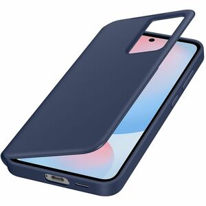 Samsung Smart View EF-ZS721 Tasche (Brieftasche) für 17 cm (6,7 Zoll) Samsung Galaxy S24 FE Smartphone - Blau - Polyuretha