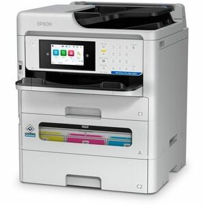 Epson WorkForce Pro EM-C800 Wired & Wireless Inkjet Multifunction Printer - Color - Copier/Fax/Printer/Scanner - 34 ppm Mo