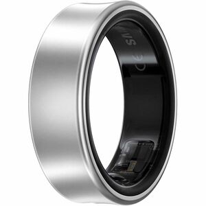 Samsung Galaxy Ring, Size 7, Titanium Silver - Finger - Android - Accelerometer, PPG Sensor, Temperature Sensor - Phone - 