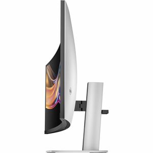HP 738pu 38" Class WQHD+ Curved Screen LED Monitor - 21:9 - 95.3 cm (37.5") Viewable - In-plane Switching (IPS) Black Tech