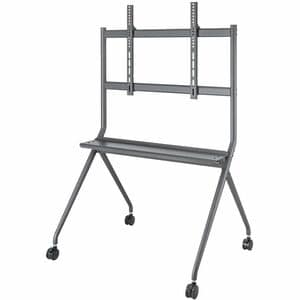 V7 TV Cart Trolley Rolling Stand - V7 TV Cart Trolley Rolling Stand - Mobile TV Cart Trolley for 50" - 86" Displays IFPs u