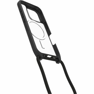 OtterBox React Carrying Case Apple iPhone 16 Pro Smartphone - Black Crystal (Clear/Black) - Drop Resistant - Nylon, Plasti