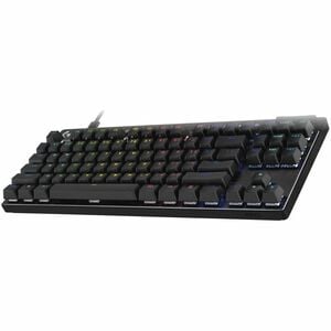 Logitech G PRO X TKL Gaming Keyboard - Cable Connectivity - USB Interface - RGB LED - English (US) - QWERTY Layout - Black