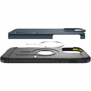 Spigen Tough Armor T Case for Apple iPhone 16 Pro Smartphone - Metal Slate - Impact Resistant, Drop Resistant, Shock Absor