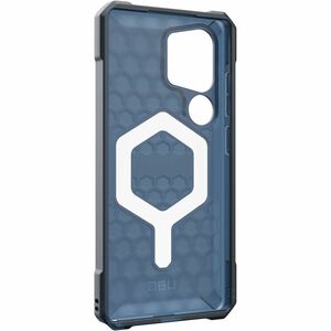 Urban Armor Gear Essential Armor Rugged Case for Samsung Galaxy S25 Ultra Smartphone - Hex Pattern - Cloud Blue - Shock Ab