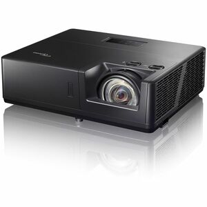 Optoma ZU607TST 3D Short Throw DLP Projector - 16:10 - Black - High Dynamic Range (HDR) - Front - 30000 Hour Normal Mode -