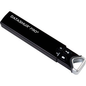 Lecteur flash iStorage datAshur PRO² - 16 Go - USB 3.2 (Gen 1) Type A - Noir - 256-bit AES - 168 Mo/s Read Speed - 116 Mo/